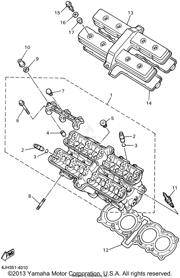 Cylinder Head Schematic
