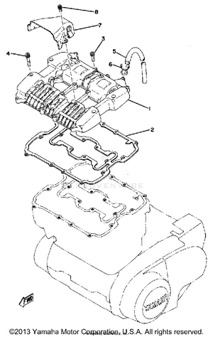 Cylinder Head Cover Schematic