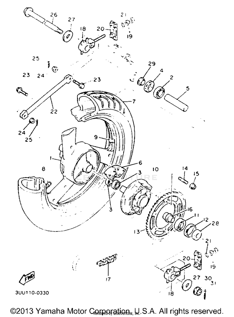 Rear Wheel Schematic