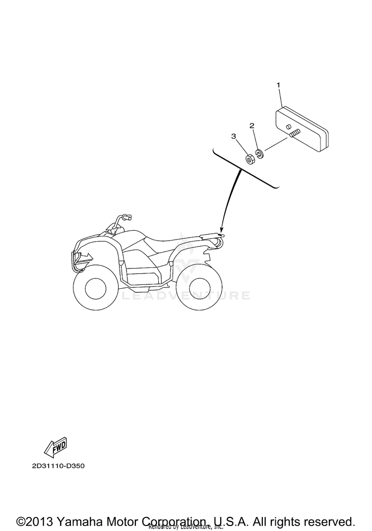 Electrical 2 GRIZZLY 80 - YFM80GW - 2007 Schematic