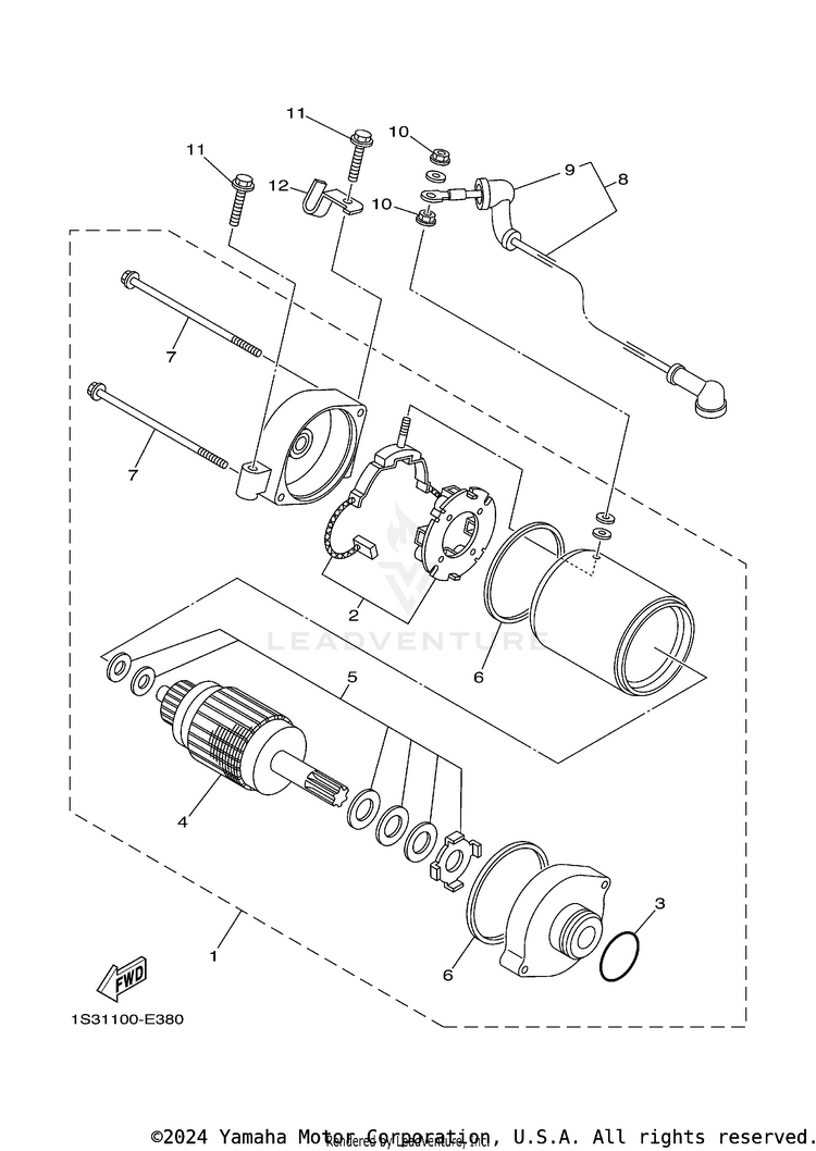 Starting Motor Schematic
