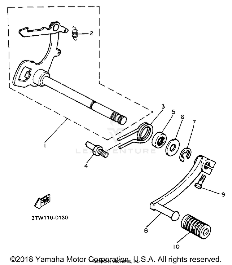 Shift Shaft Schematic