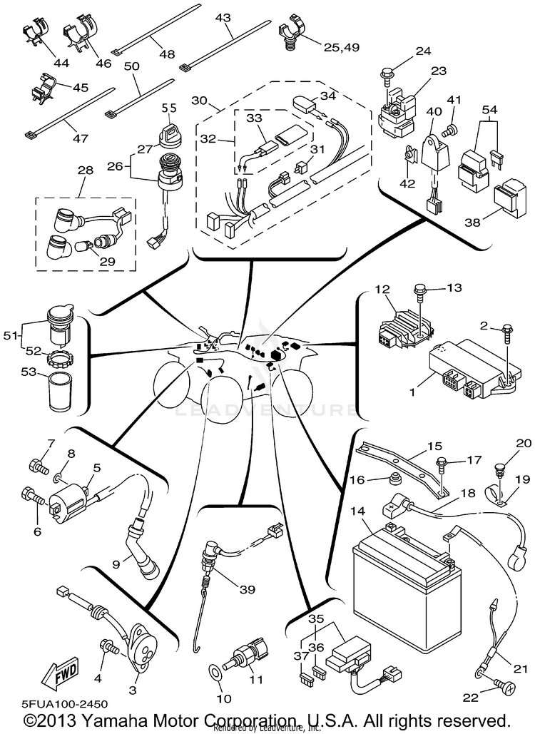Electrical 1 BIG BEAR 400 4WD_REAL TREE XTRA - YFM400FHP - 2002 Schematic