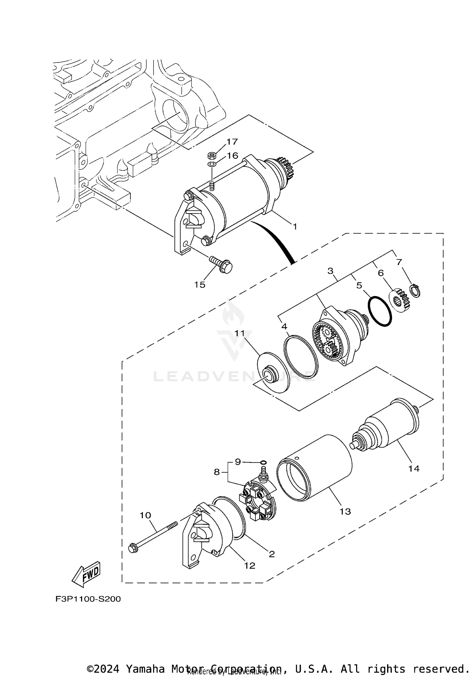 STARTING MOTOR
