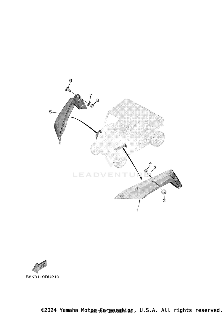 Fender WOLVERINE X2 R-SPEC - YXE85WPALW - 2020 Schematic