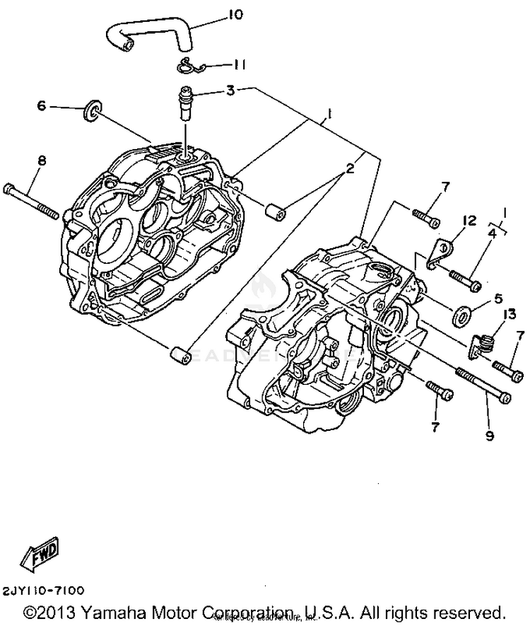 Crankcase Schematic