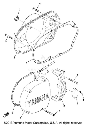 Crankcase Cover Schematic