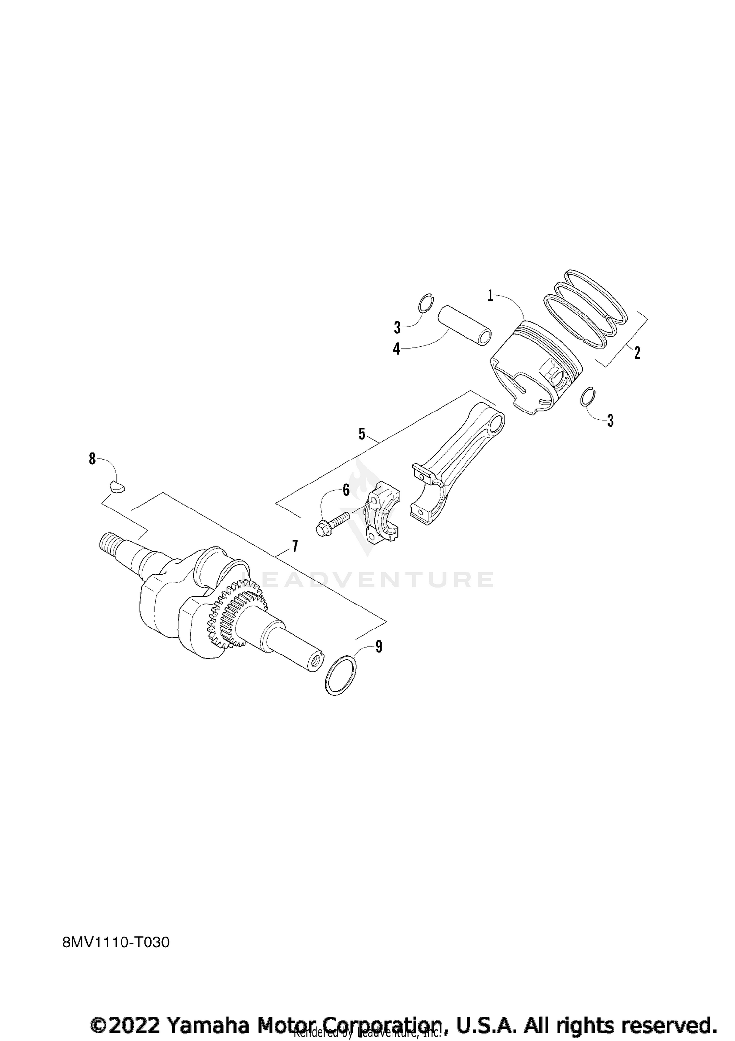 CRANKSHAFT & PISTON