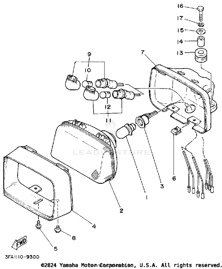 Headlight Schematic