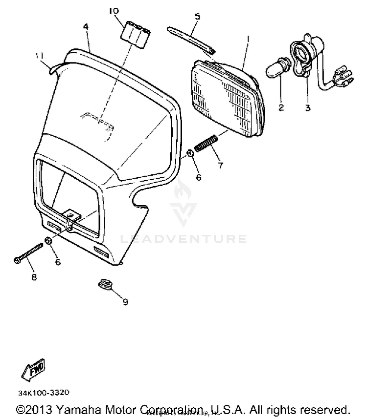 Headlight Schematic
