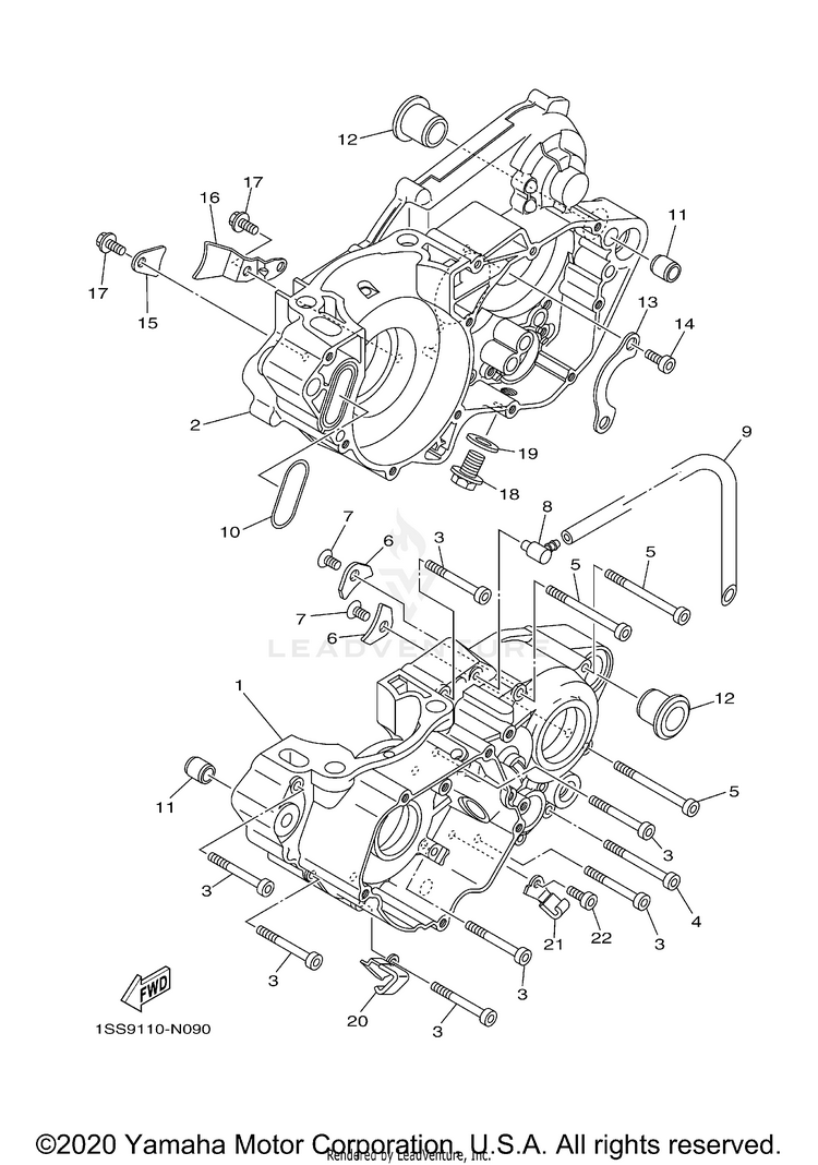 Crankcase Schematic