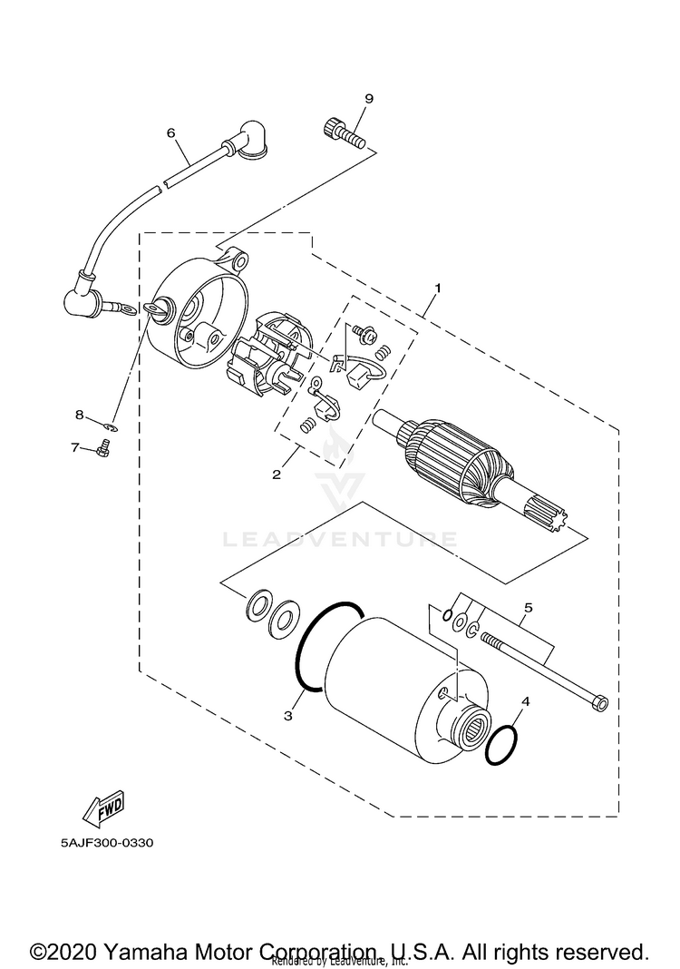 Starting Motor Schematic