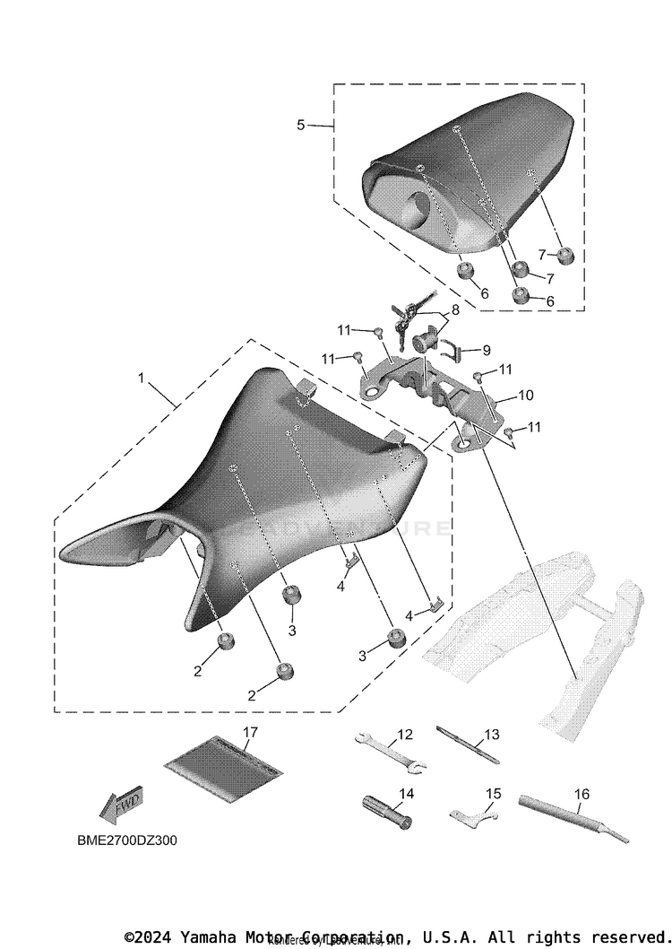 Seat MT09 - MT09RCB - 2024 Schematic