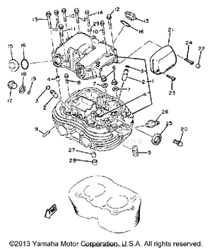 Cylinder Head Schematic