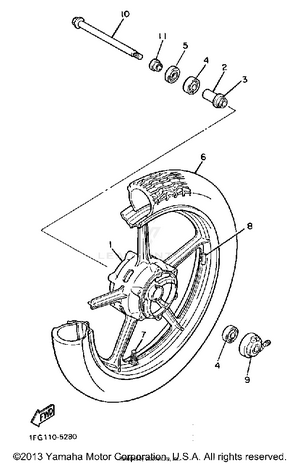 Front Wheel Schematic