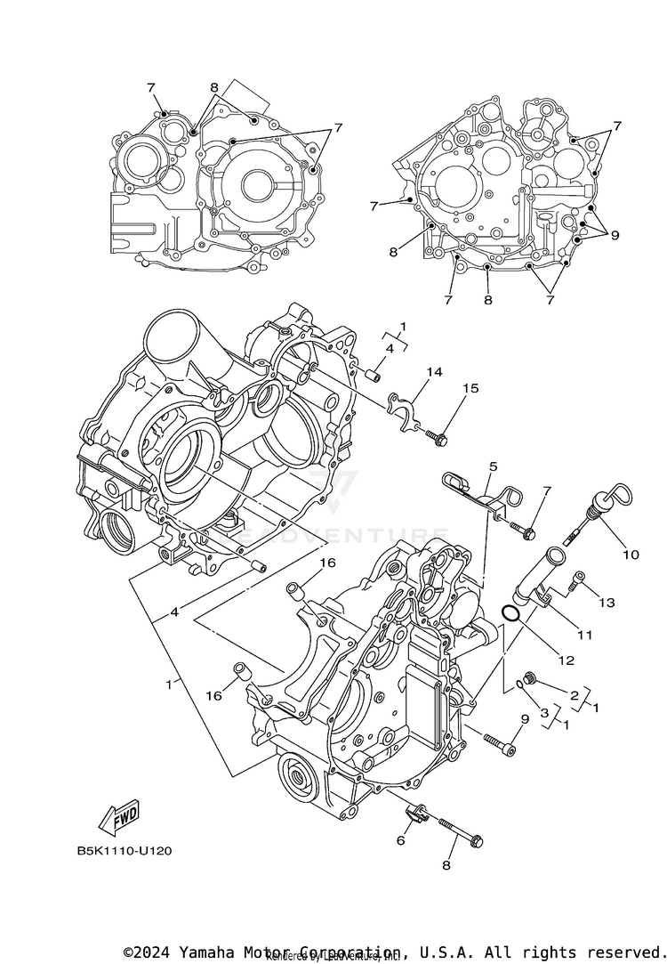 Crankcase Schematic