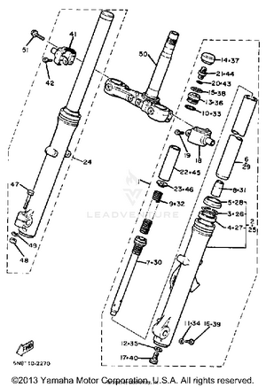 Front Fork Schematic