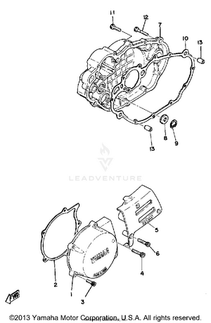 Crankcase Cover Schematic