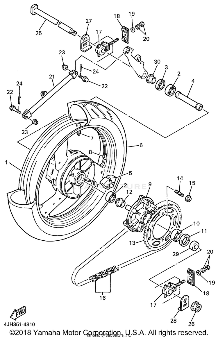 Rear Wheel Schematic