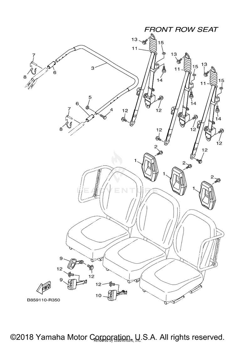 Seat 2 VIKING VI EPS - YXC70VPXJG - 2018 Schematic