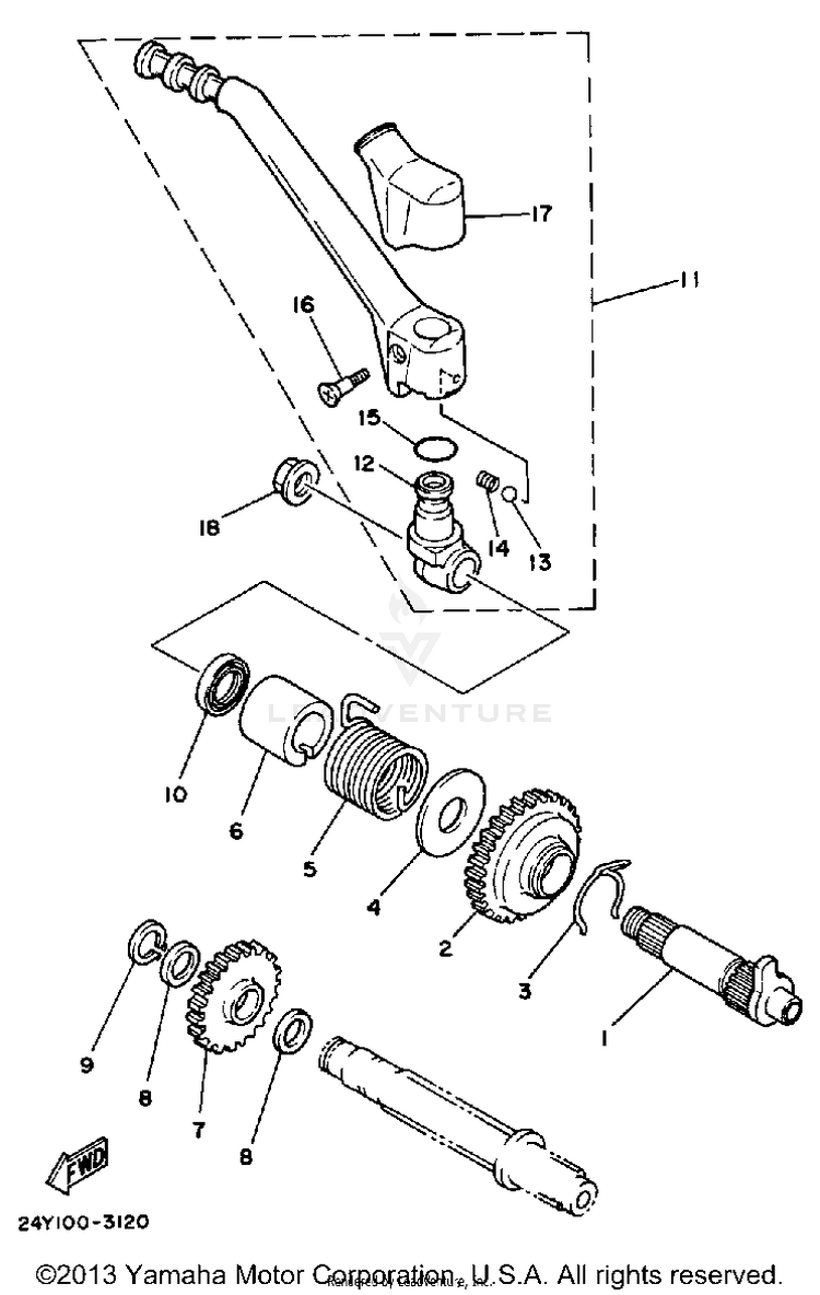 Starter Yz250k L Schematic