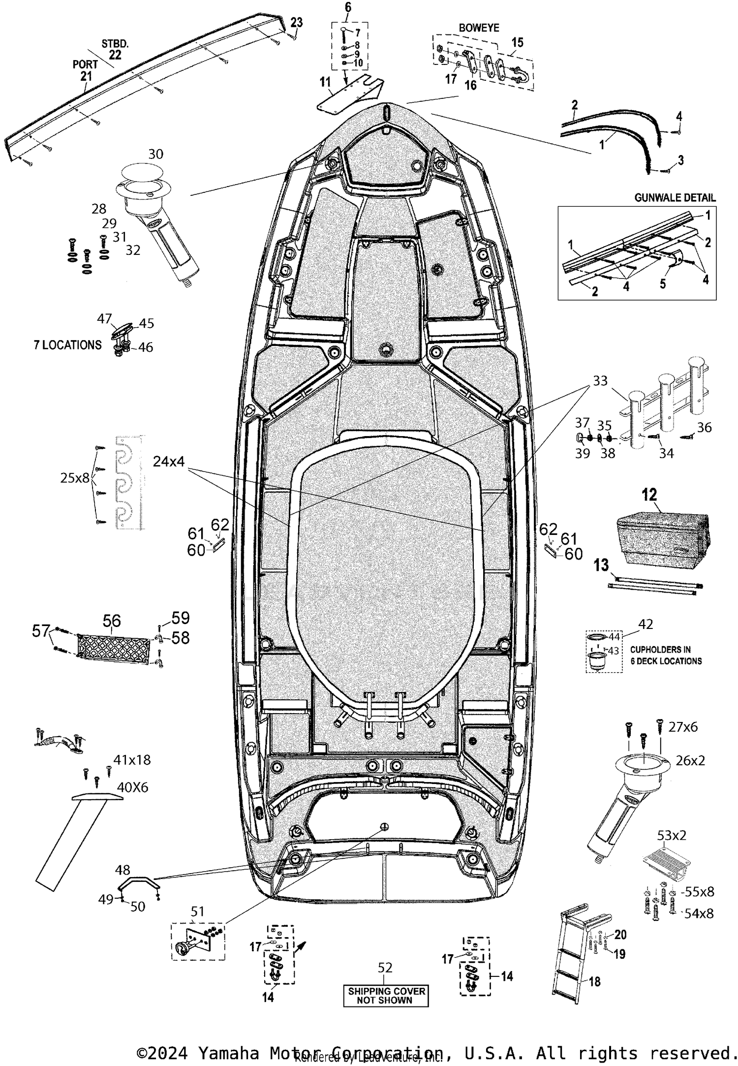 HULL DECK FITTINGS