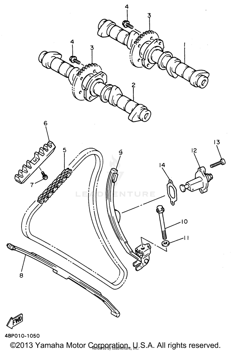 Camshaft Chain Schematic