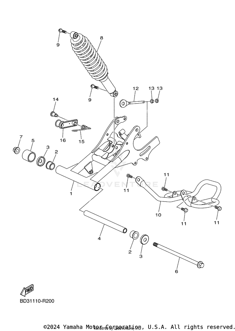 Rear Arm Schematic