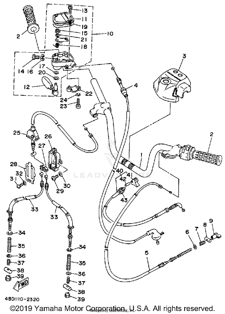 Handlebar-Cable Schematic