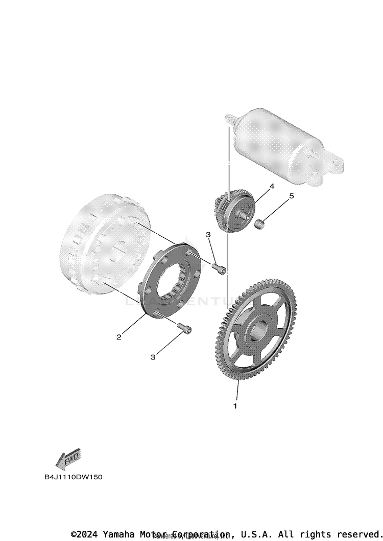 Starter Clutch Schematic