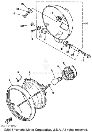 Headlight Schematic