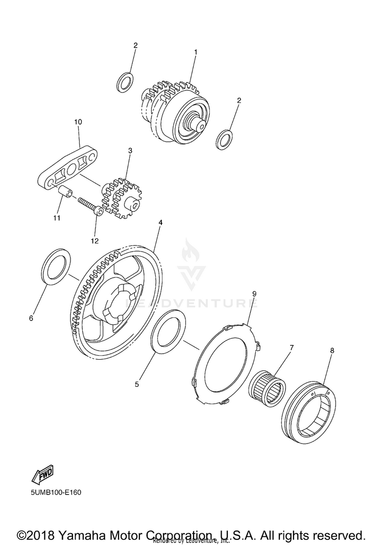 Starter Clutch Schematic