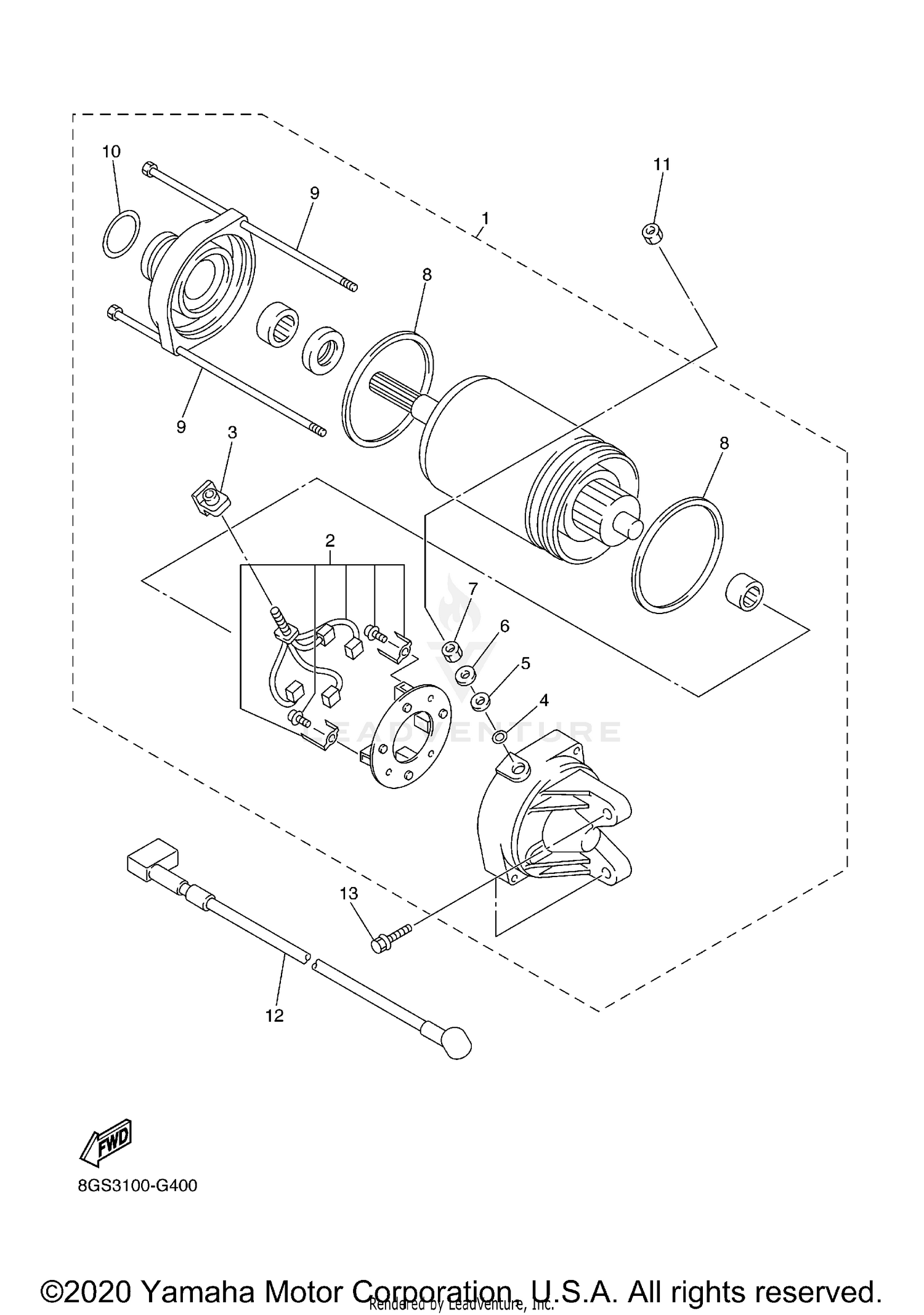 STARTING MOTOR
