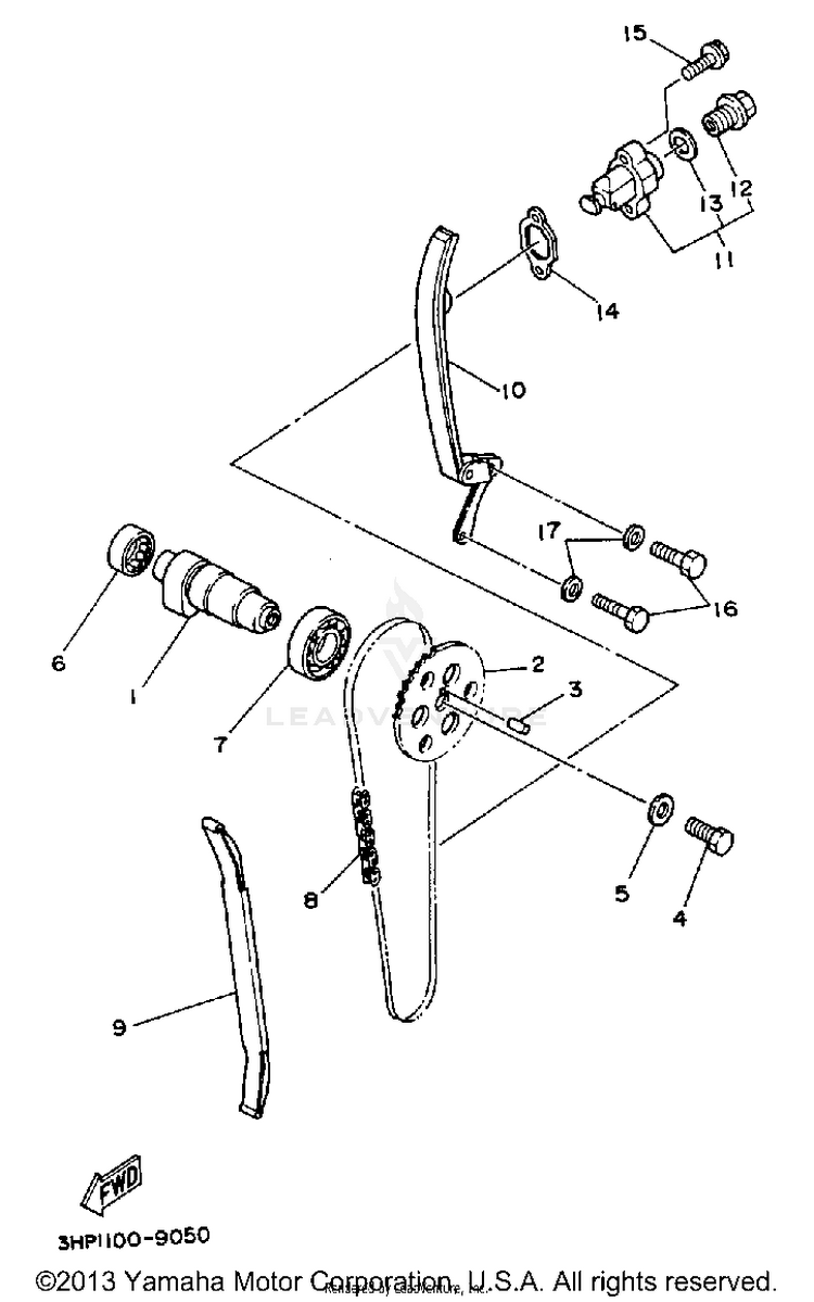 Camshaft Chain Schematic