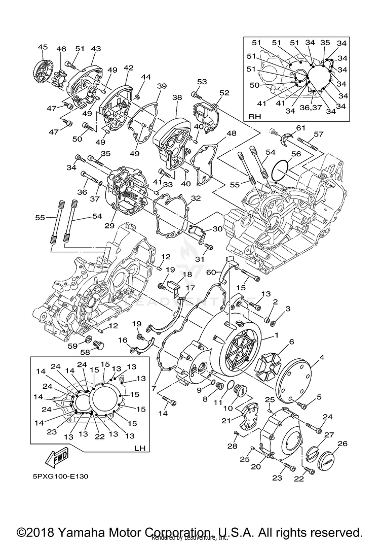 Crankcase Cover 1 Schematic