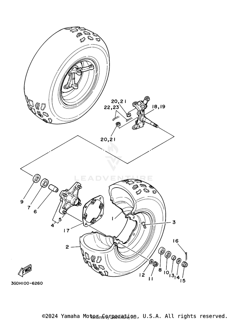 Front Wheel Schematic