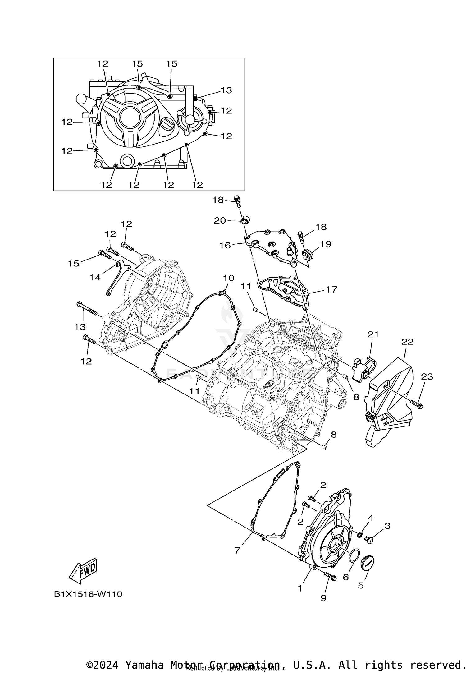 CRANKCASE COVER 1