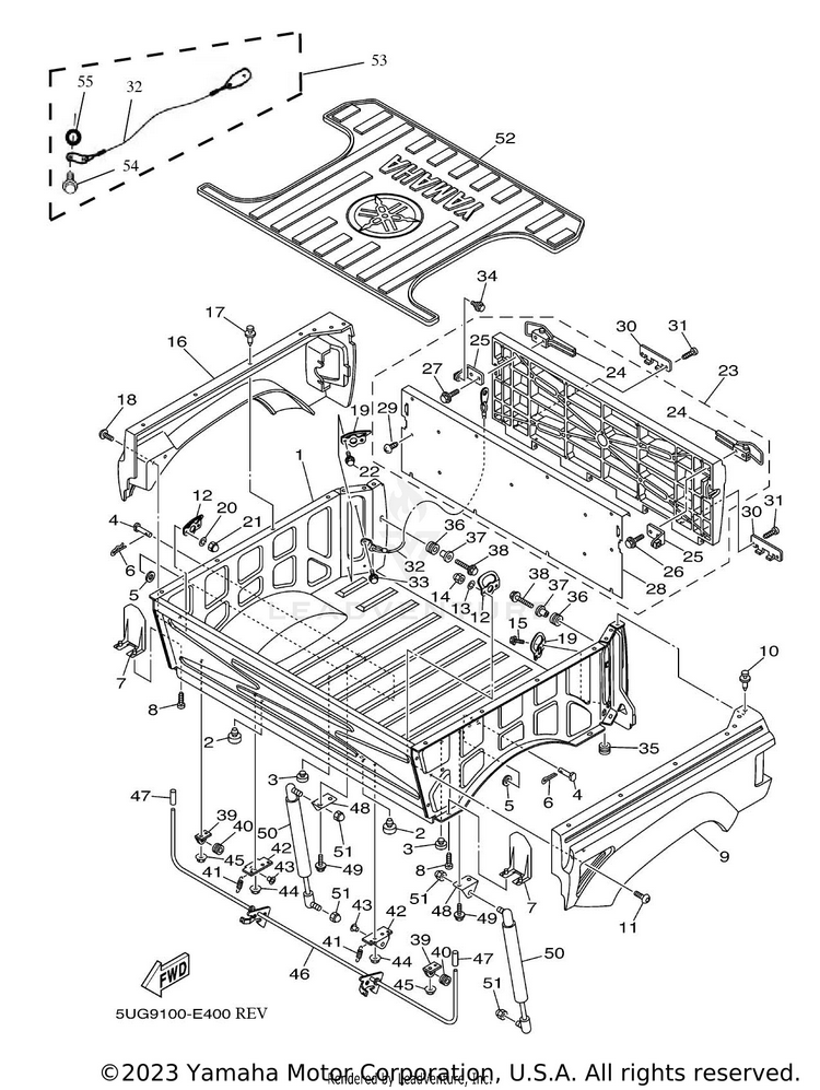 Carrier RHINO 700 FI  SPECIA - YXR7FSEYB - 2009 Schematic