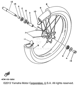 Front Wheel Schematic
