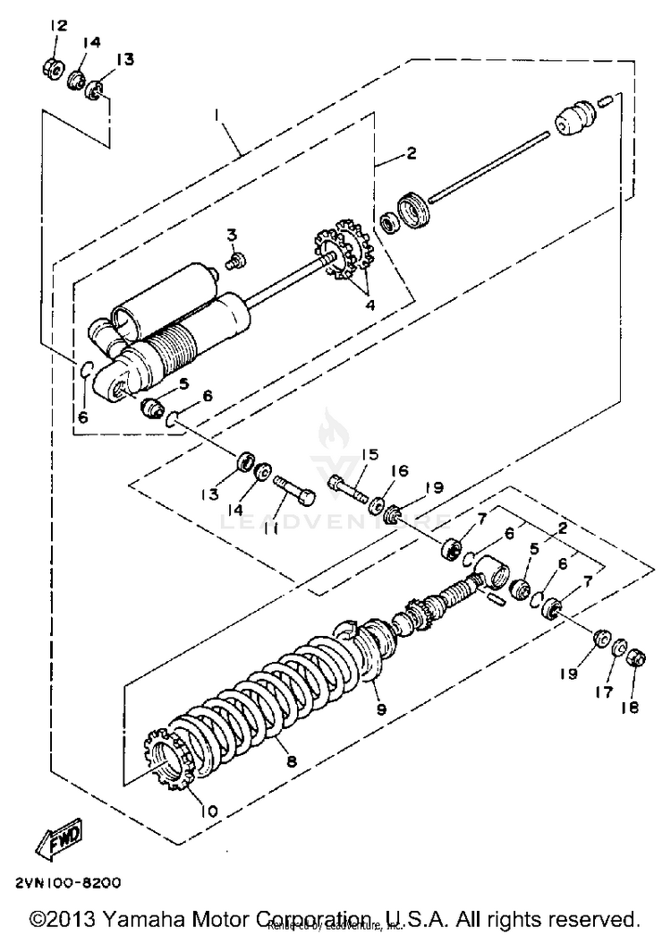 Rear Shocks Schematic