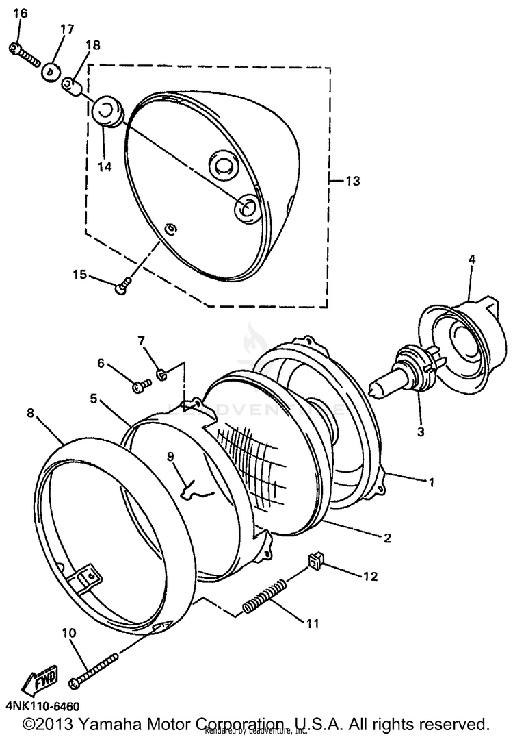 Headlight Schematic