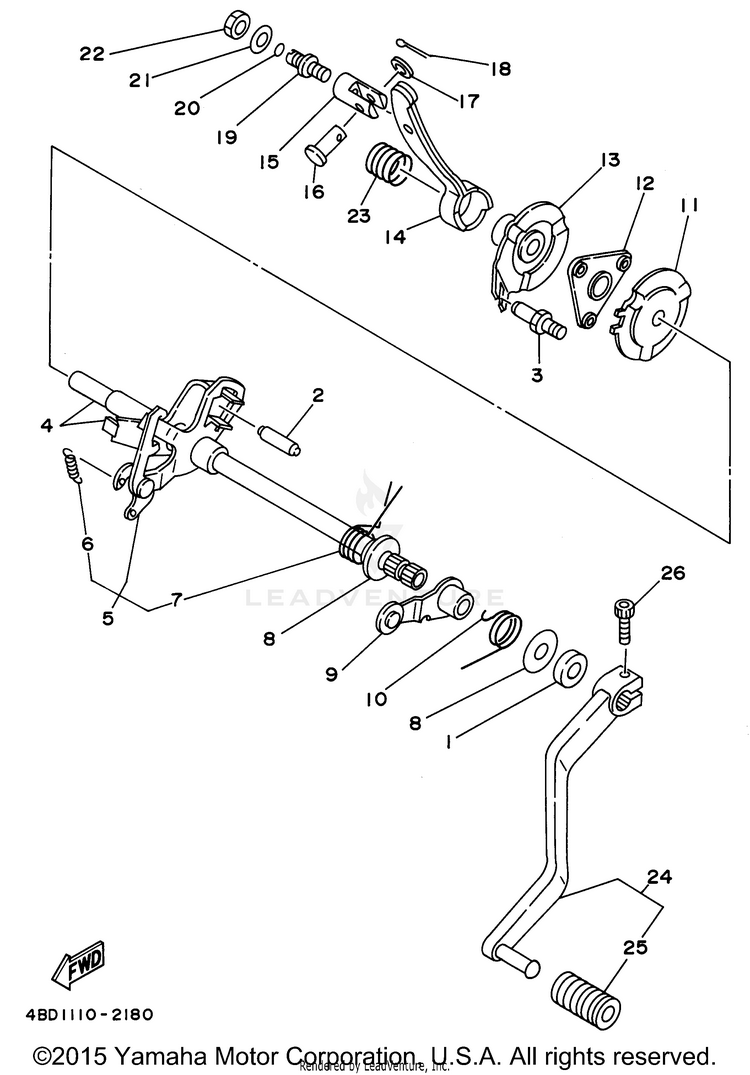 Shift Shaft Schematic