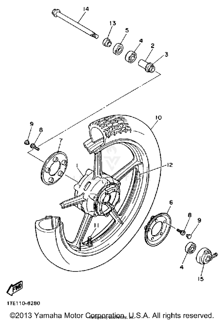 Front Wheel Schematic