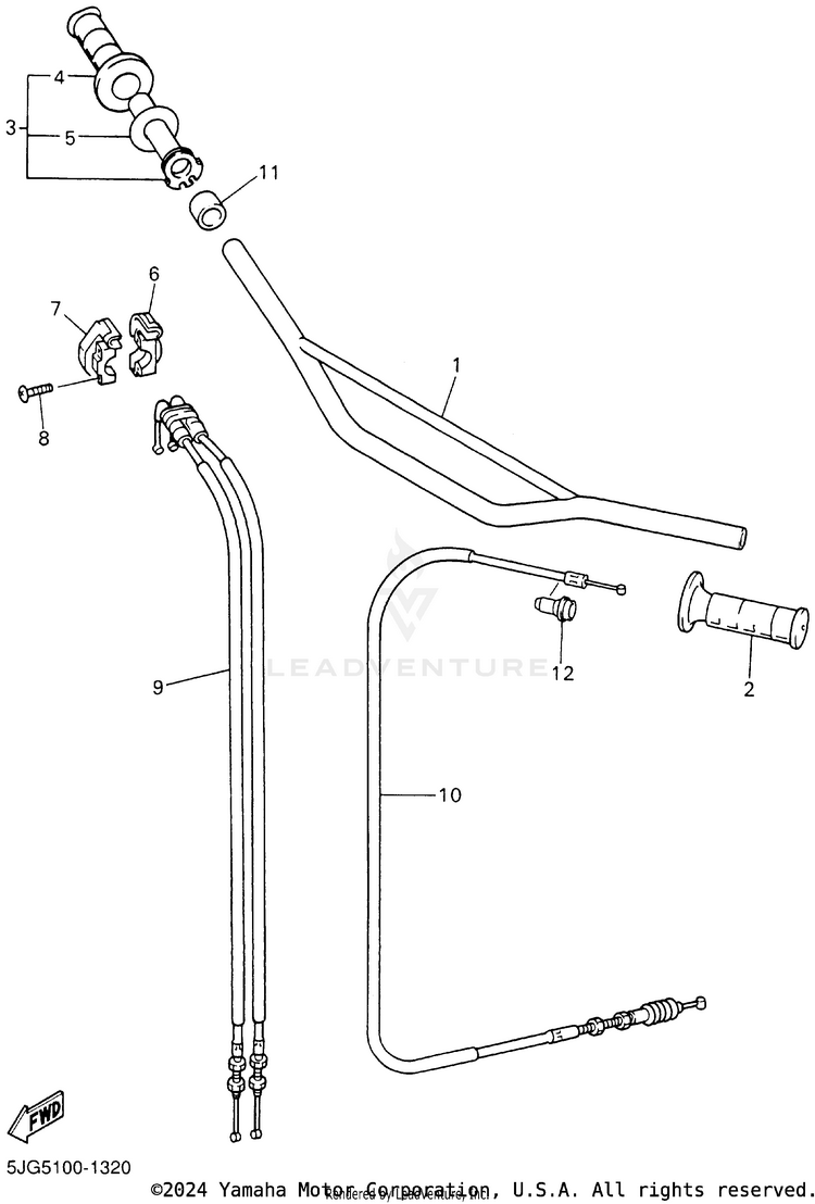 Steering Handle Cable Schematic