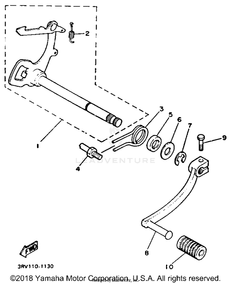 Shift Shaft Schematic