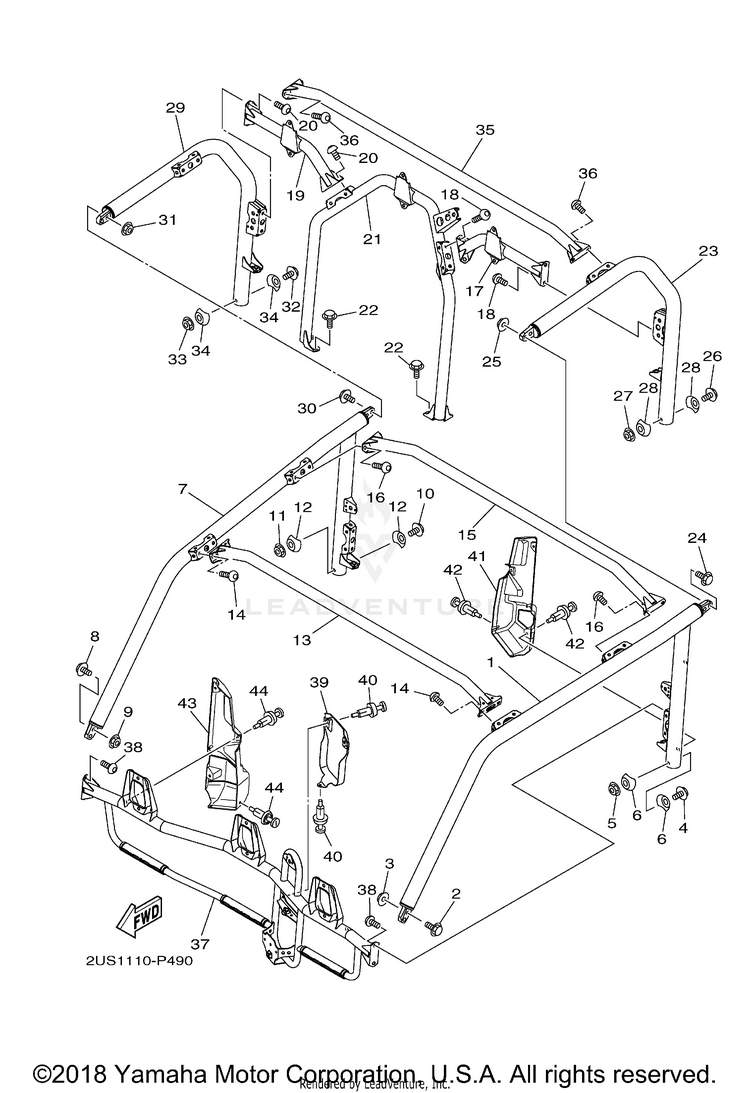 Guard 2 VIKING VI HUNTER - YXC700DHFH - 2015 Schematic