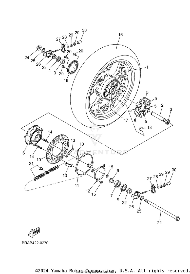 Rear Wheel Schematic