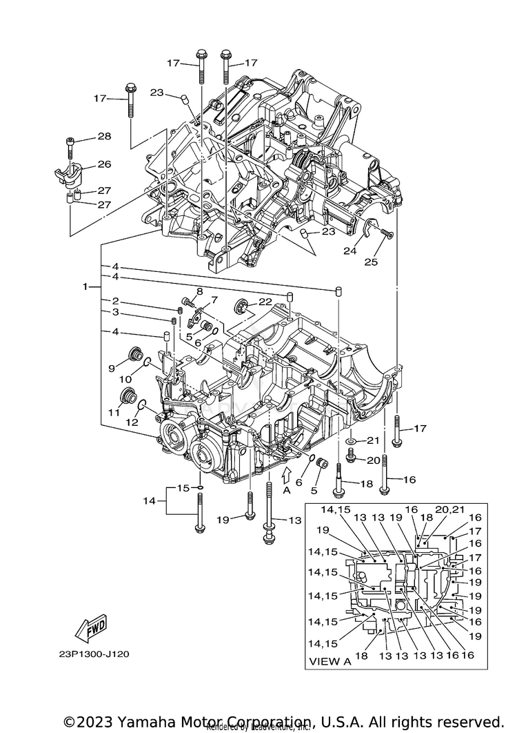 Crankcase Schematic