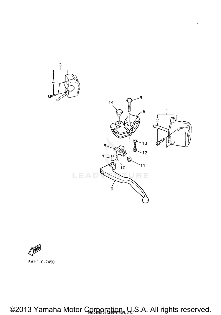 Handle Switch Lever Schematic