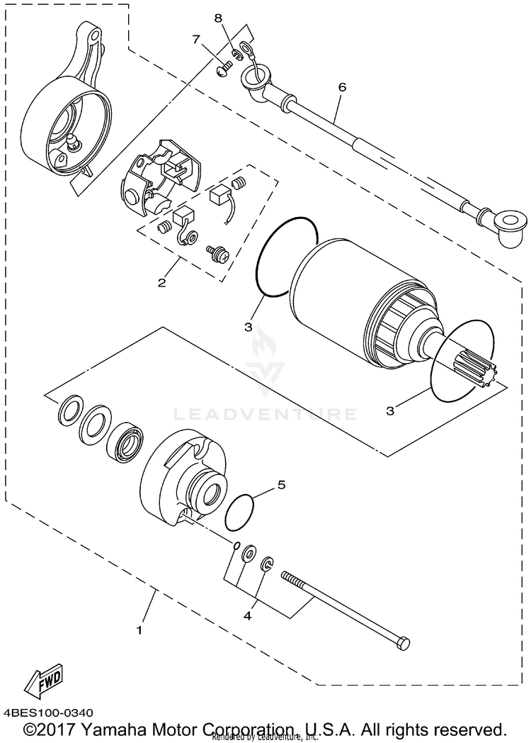 Starting Motor Schematic